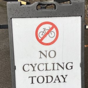 Yes, River View Cemetery is closed to cycling. Here's why Screenshot