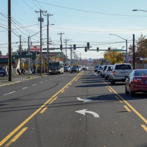 Officials and advocates search for 'Goldilocks' amount of bus lanes on 82nd Avenue Screenshot